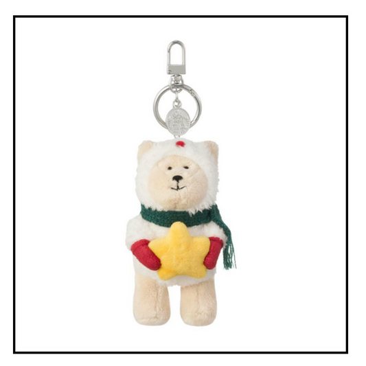 Starbucks Korea 2024 Holiday Friends Bearista KeyChain holidayfriends