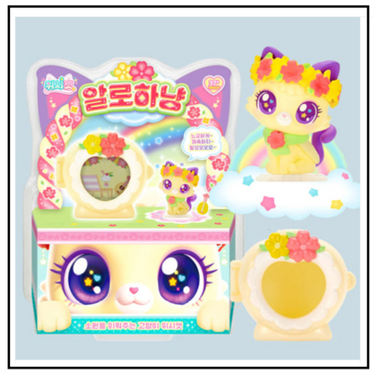 WishCat Figure ALOHAMEOW Korean Animation Wish Cat Toy 2024 New