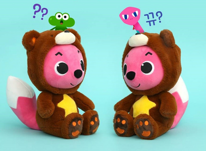 Pinkfong Wonder star Plush Doll Bear Pinkfong 30cm TV Character Korean Toy