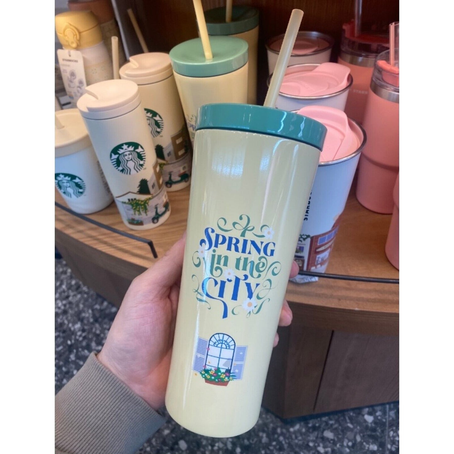 Starbucks 2023 Korea Limited* 23 SS Urban Spring Phinney Cold cup 473ml