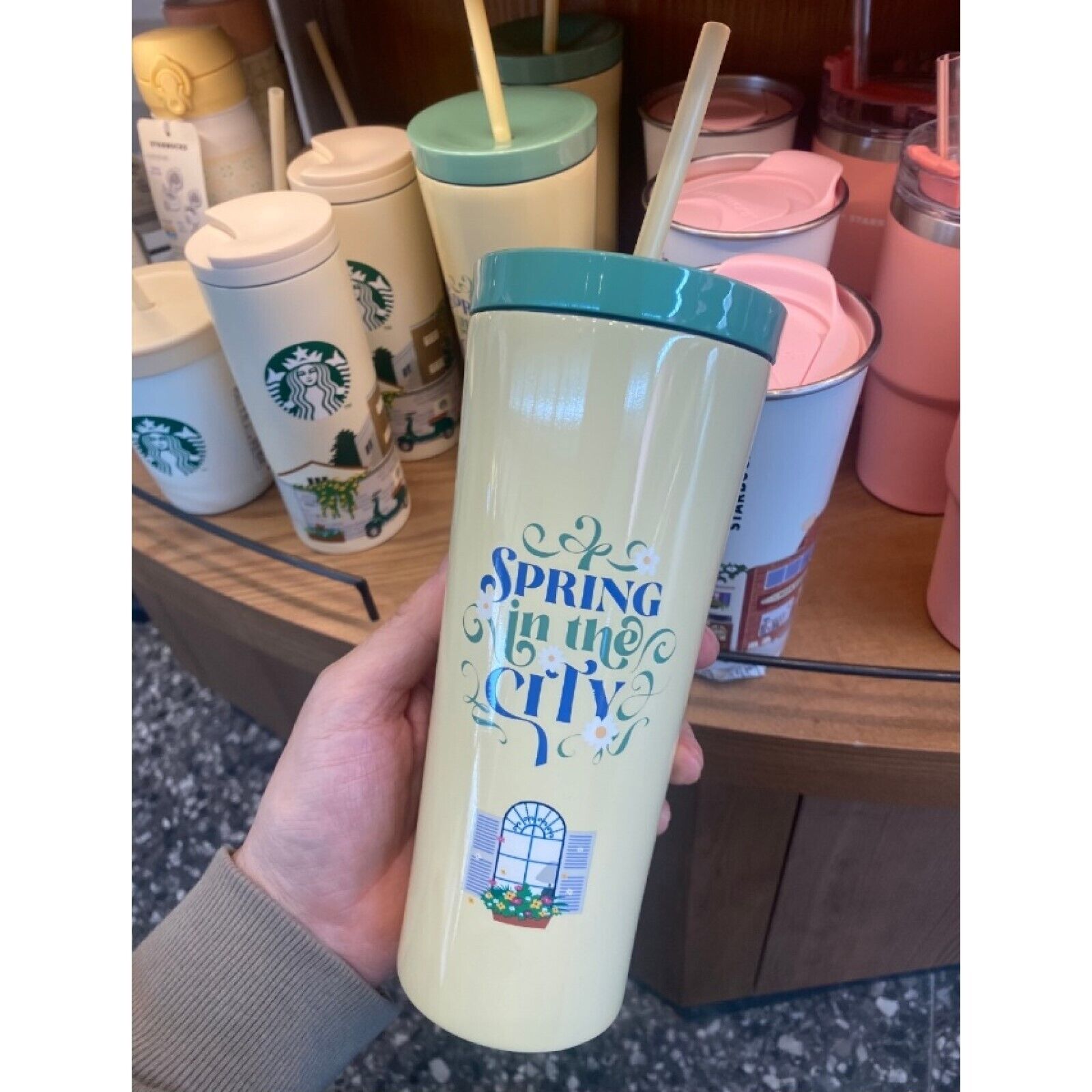 Starbucks 2023 Korea Limited* 23 SS Urban Spring Phinney Cold cup 473ml