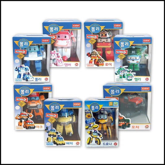 Robocar Poli Transformer Robot Action Figure 8 Types Car Toy