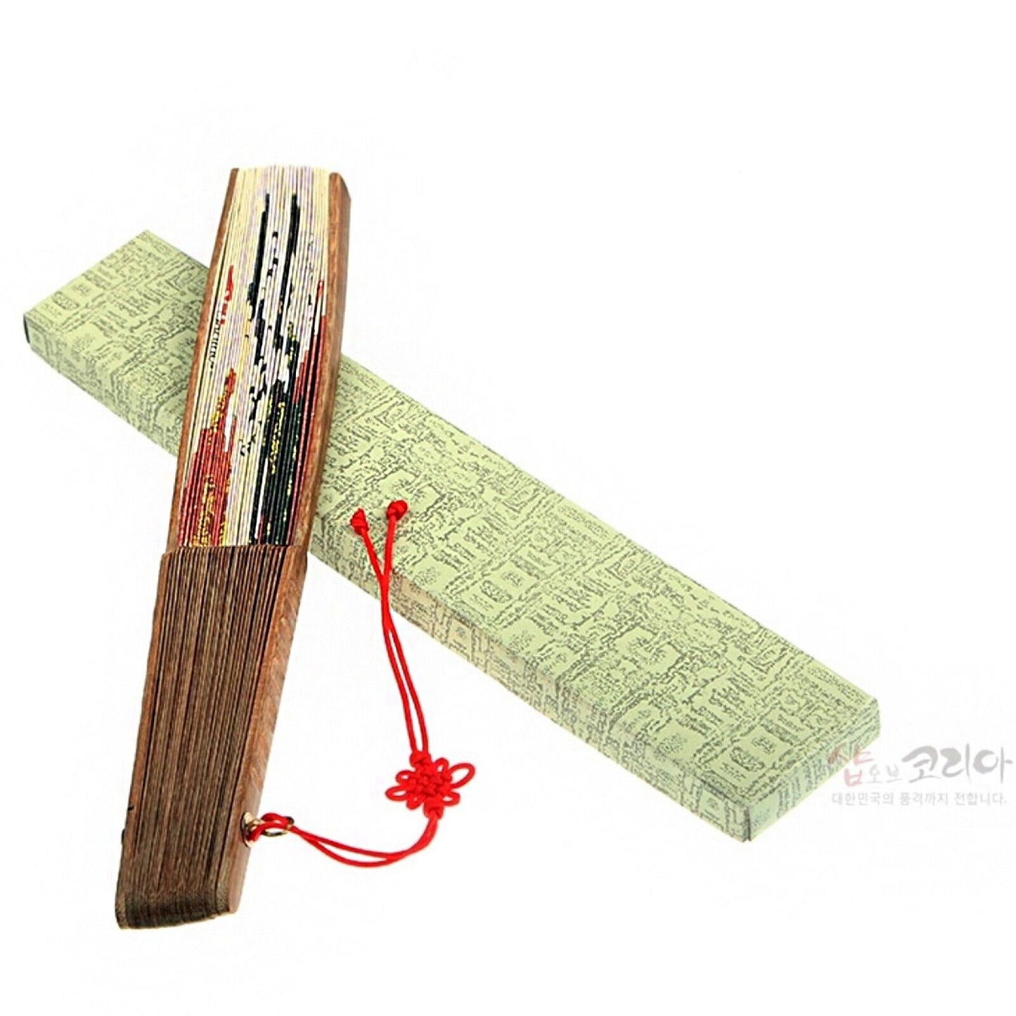 [ *Korean Traditional Crafts] Folding Hand Fan Korean paper King & Queen Design