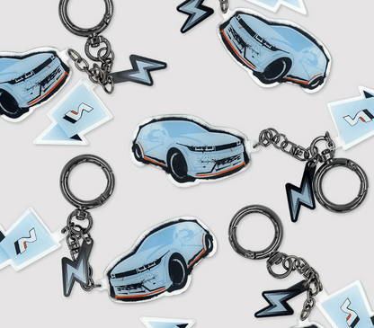 [N COLLECTION] IONIQ 5 N Key Ring ACC Acryl Keychain N Performance