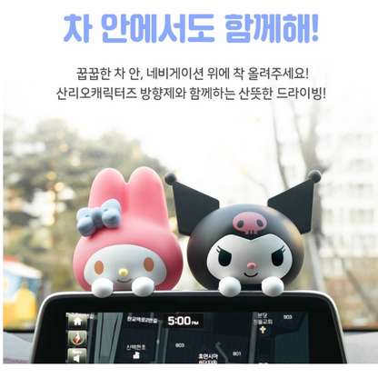 Sanrio Figure Air freshener monitor Car Monitor Kuromi My Melody Cinnamoroll