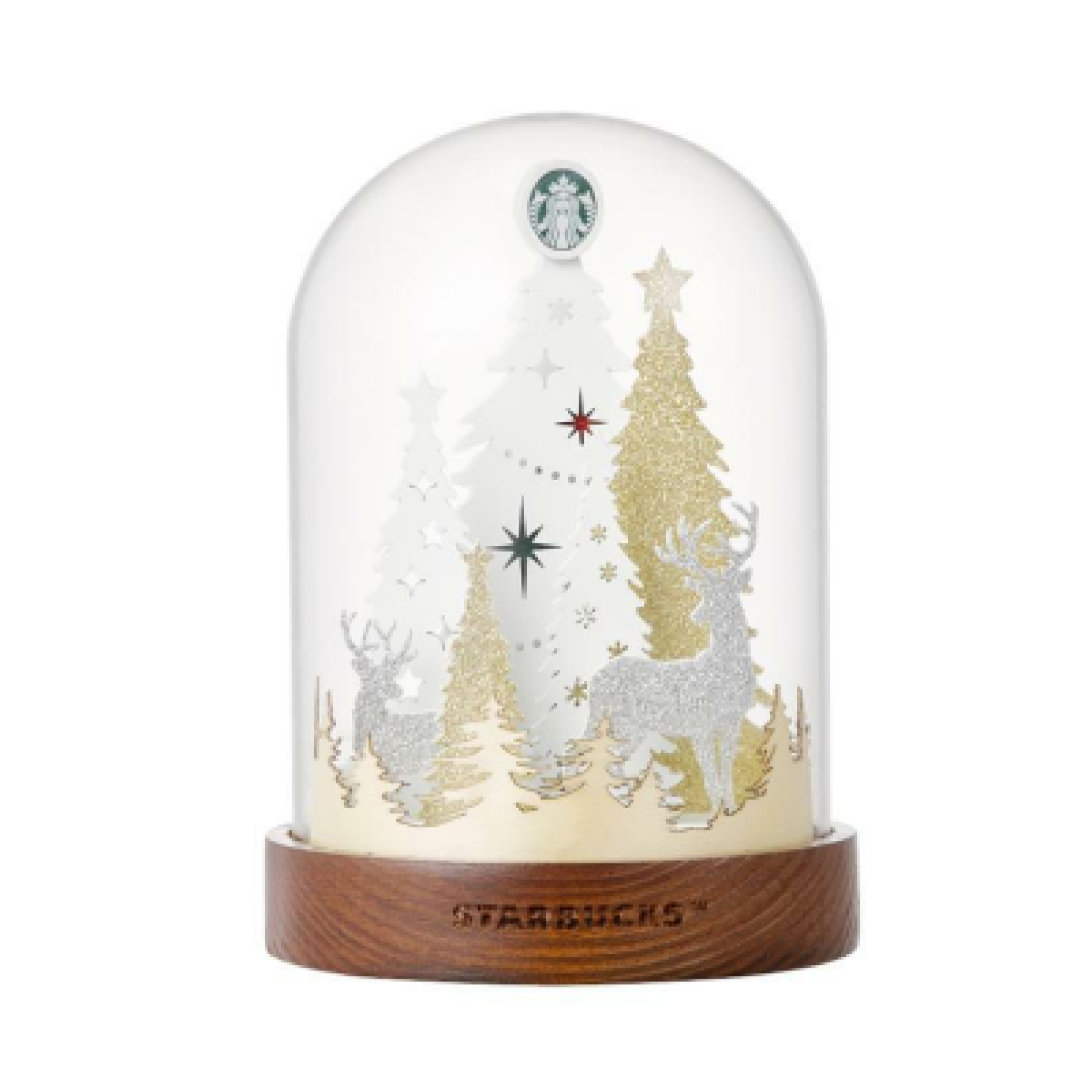 STARBUCKS KOREA 2023 * Xmas wood tree light