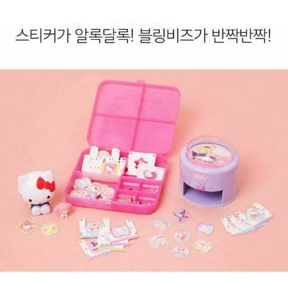 Sanrio Anime Characters Bling Bling 3D Sticker Maker Making Play DIY Toy 25 ea