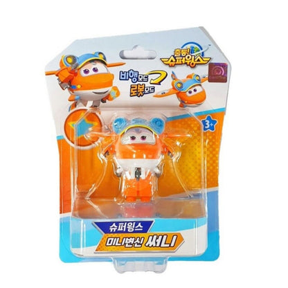 Super Wings Season 5 Mini GOLDEN BOY, LEO, SUNNY Transformer Robot Figure Toy