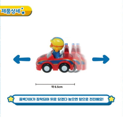 Pororo & Friends Kid Car Set (6 pcs) by Pororo Korean Animation Character Toys