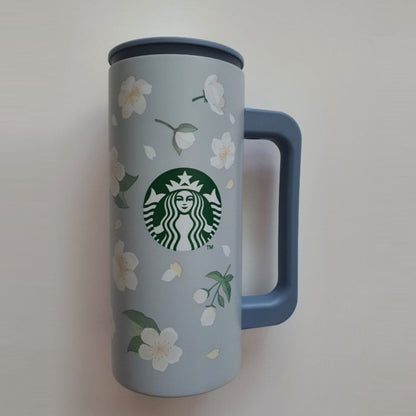 Starbucks Korea Tumbler Limited* SS 22 Cherry Blossom Blooming Newton Tumbler