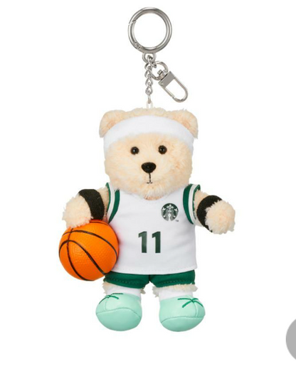 Starbucks Korea 2024 * Sports Club Bearista Keychain Set 9 Types