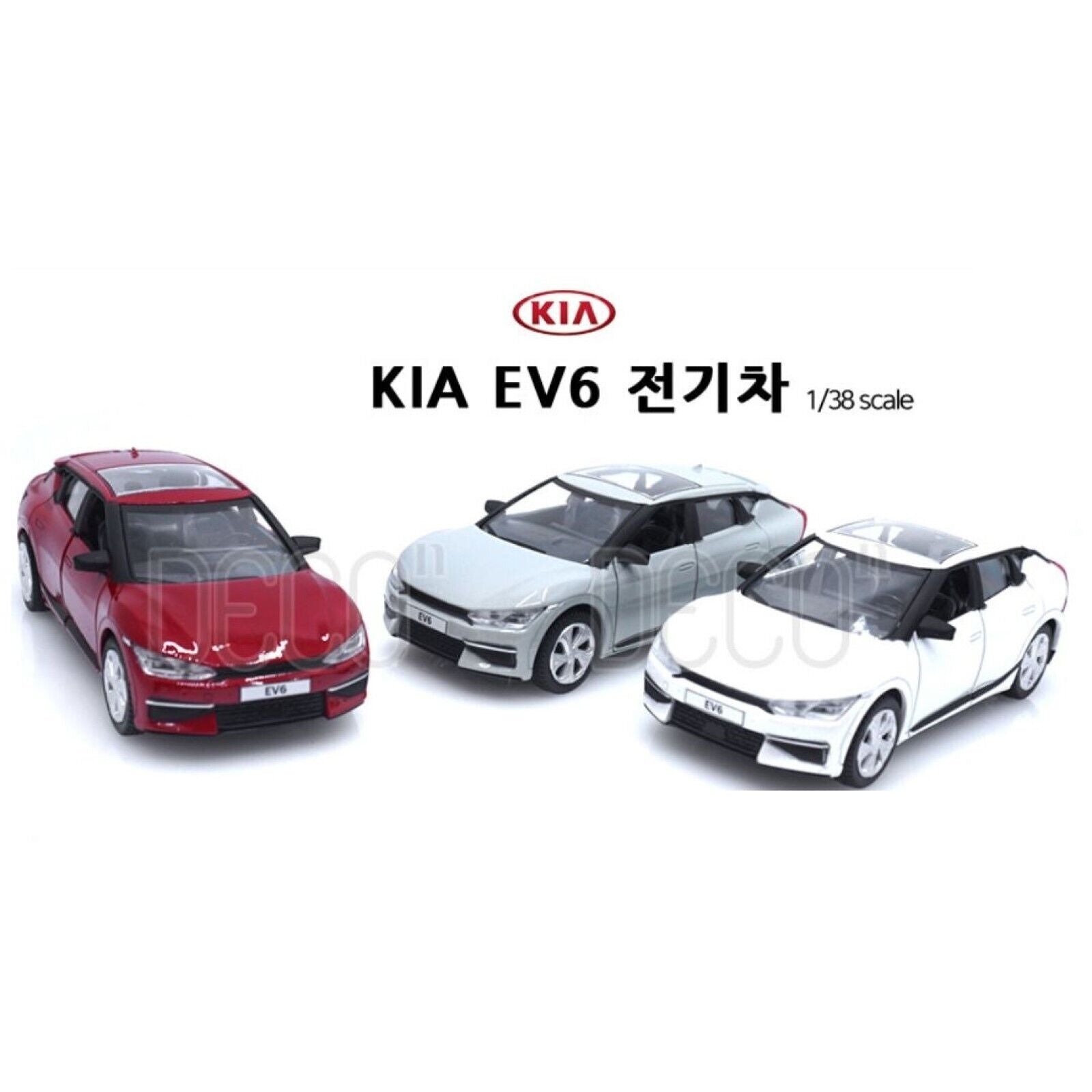 KIA Motor Car * EV6 * Mini Diecast 1:38 Scale Miniature Toy