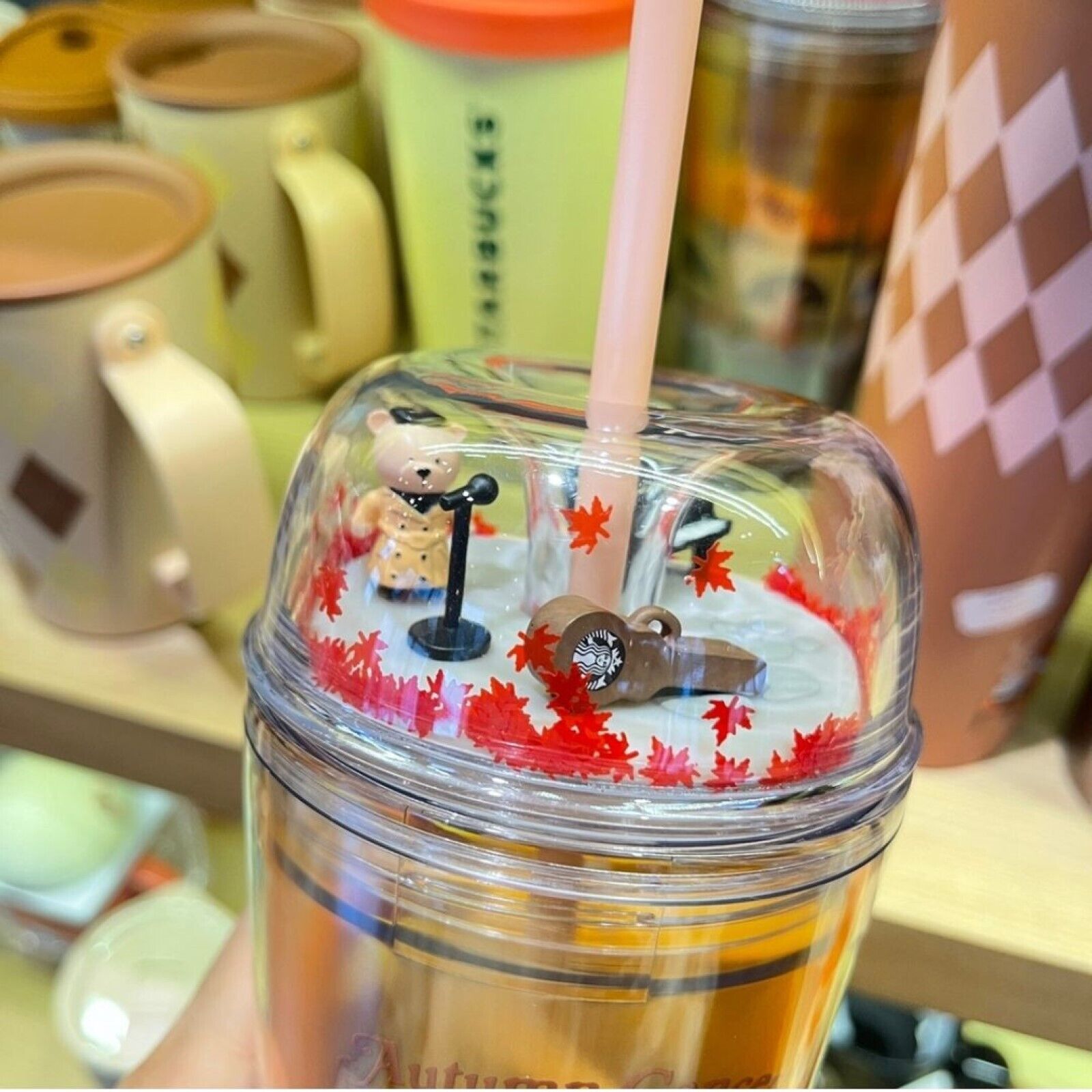 Starbucks Korea 2022 22 Autumn Jello Busking Coldcup Figure Cold Cup 473ml