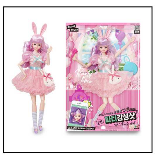 Mimi World Fashion Mimi Party Shot Korean Barbie Ball Joint Doll Toy