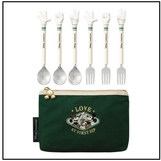 Starbucks Korea 2023 * Autumn Disney Joyful Cutlery Set
