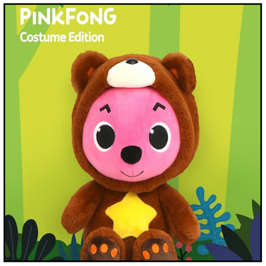 Pinkfong Wonder star Plush Doll Bear Pinkfong 30cm TV Character Korean Toy