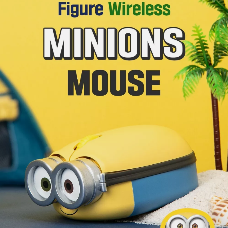 ROYCHE Minions Figure Bluetooth 2.4GHz Multi Pairing Wireless Mouse Disney