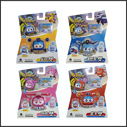 Super Wings Season 5 Mini Super Pet Robot Figure Toy-Hogi,Ari,Dony,Bong Bangang
