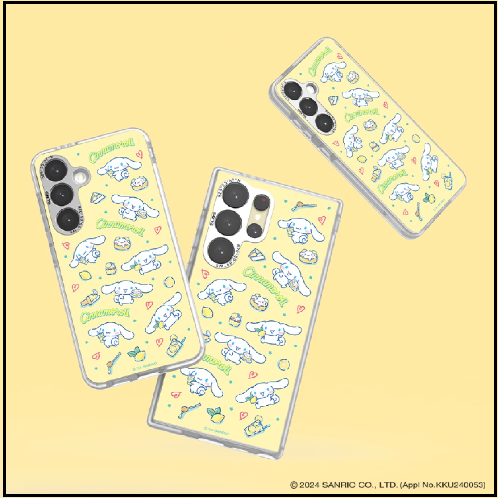 SAMSUNG Galaxy S24 S24+ S24 Ultra Cinnamoroll Impression Case / Korea