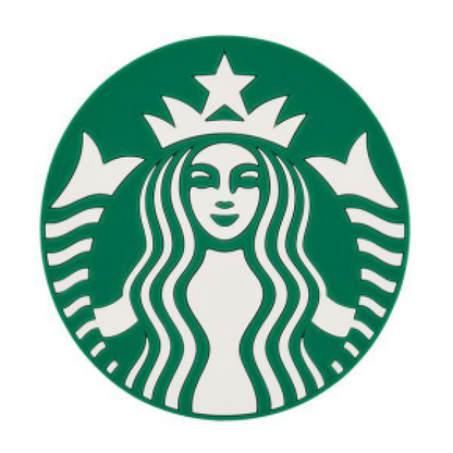 Starbucks Korea 2023 * Black&Green Silicone Coaster 4P (Black 2PCS X Green 2PCS)