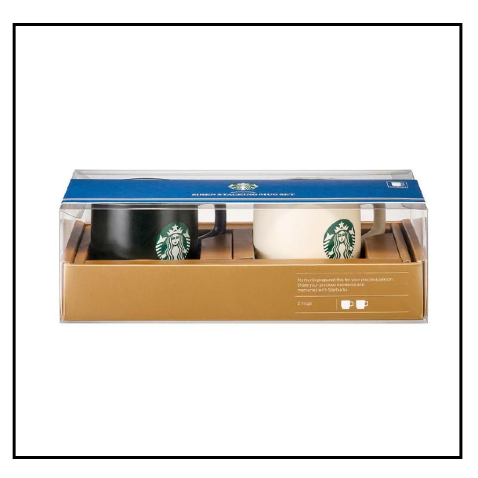 Starbucks Korea 2024 * siren stacking mug set (2P)