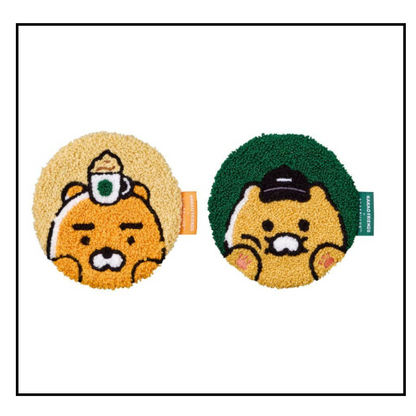 Starbucks Korea 2024 * MyBuddy Coaster Set (2P) Kakao Friends