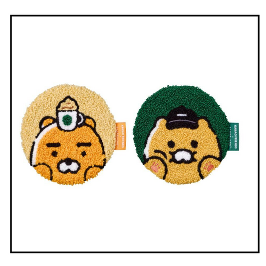 Starbucks Korea 2024 * MyBuddy Coaster Set (2P) Kakao Friends