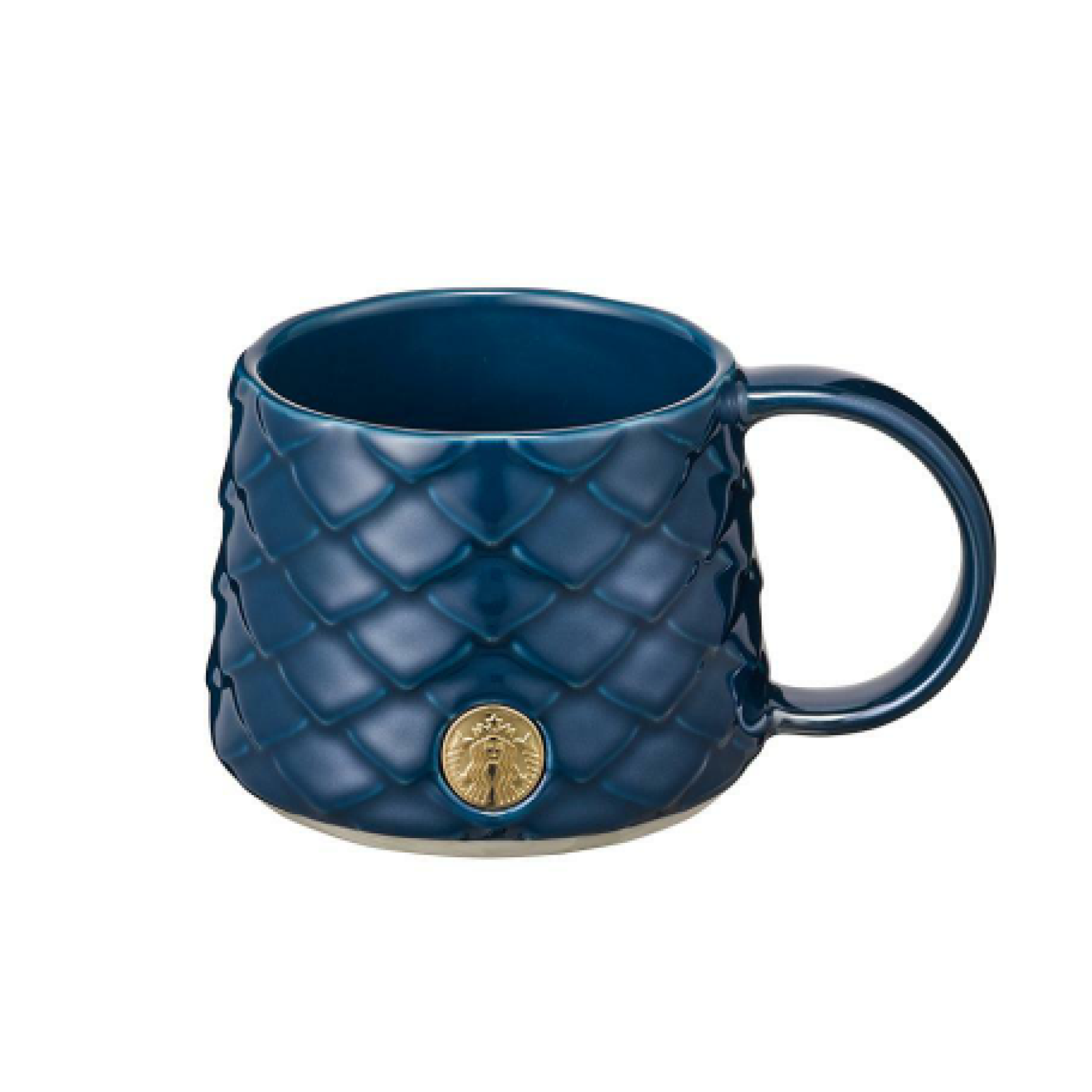 STARBUCKS KOREA 2024 * new year Dragon Blue Scale Mug 355ml