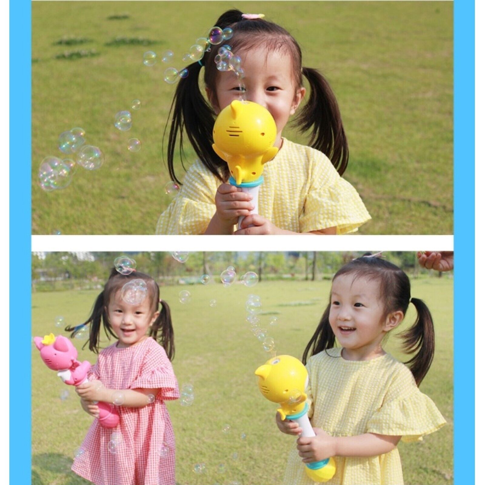Pinkfong Baby Shark Melody Auto Bubble Stick + Korean 3 Songs Korean toy