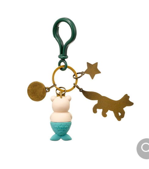 Starbucks Korea 2024 Anniversary Bearista Keychain