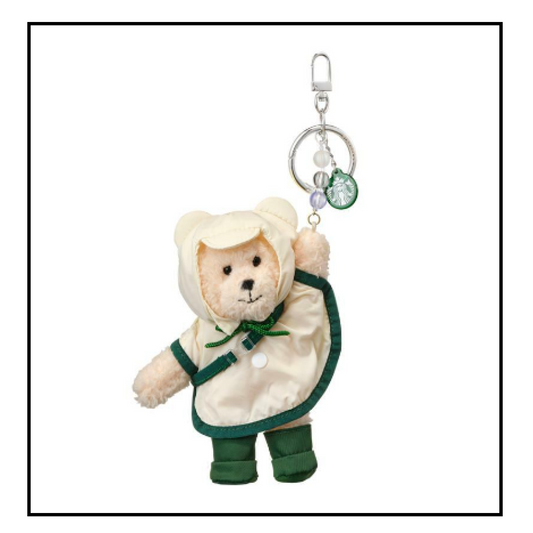 Starbucks Korea 2024 * (c) Rainy Bearista Keychain (Cream)