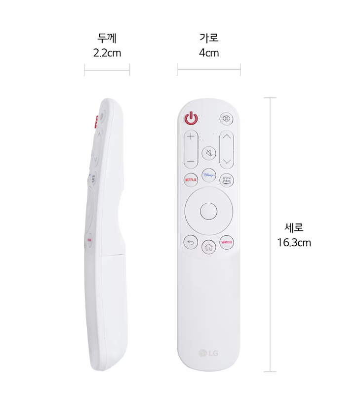 GENUINE AKB76039307 LG Stanbyme Remote Control for LG 27ART10AKPL