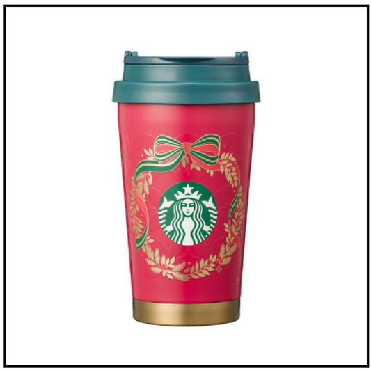 STARBUCKS KOREA 2023 * Christmas SS Holiday glam elma tumbler 355ml