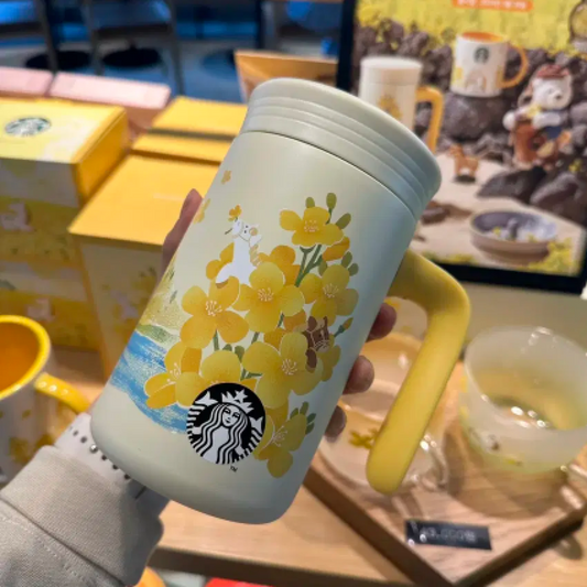 Starbucks Korea 2024 * SS Jeju canola juri tumbler 503ml