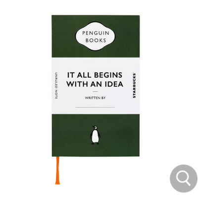 Starbucks Korea 2024 Autumn PenguinBooks Note Set (2P)