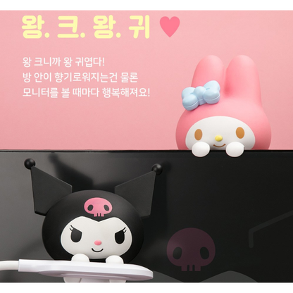 Sanrio Figure Air freshener monitor Car Monitor Kuromi My Melody Cinnamoroll