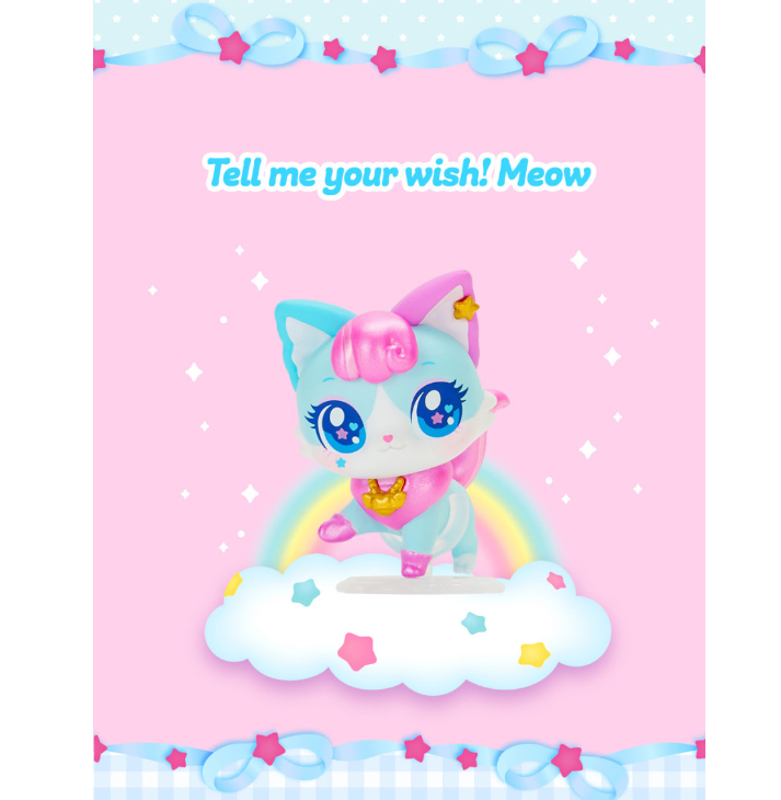 WishCat Figure STARMEOW Korean Animation Wish Cat Toy 2024 New