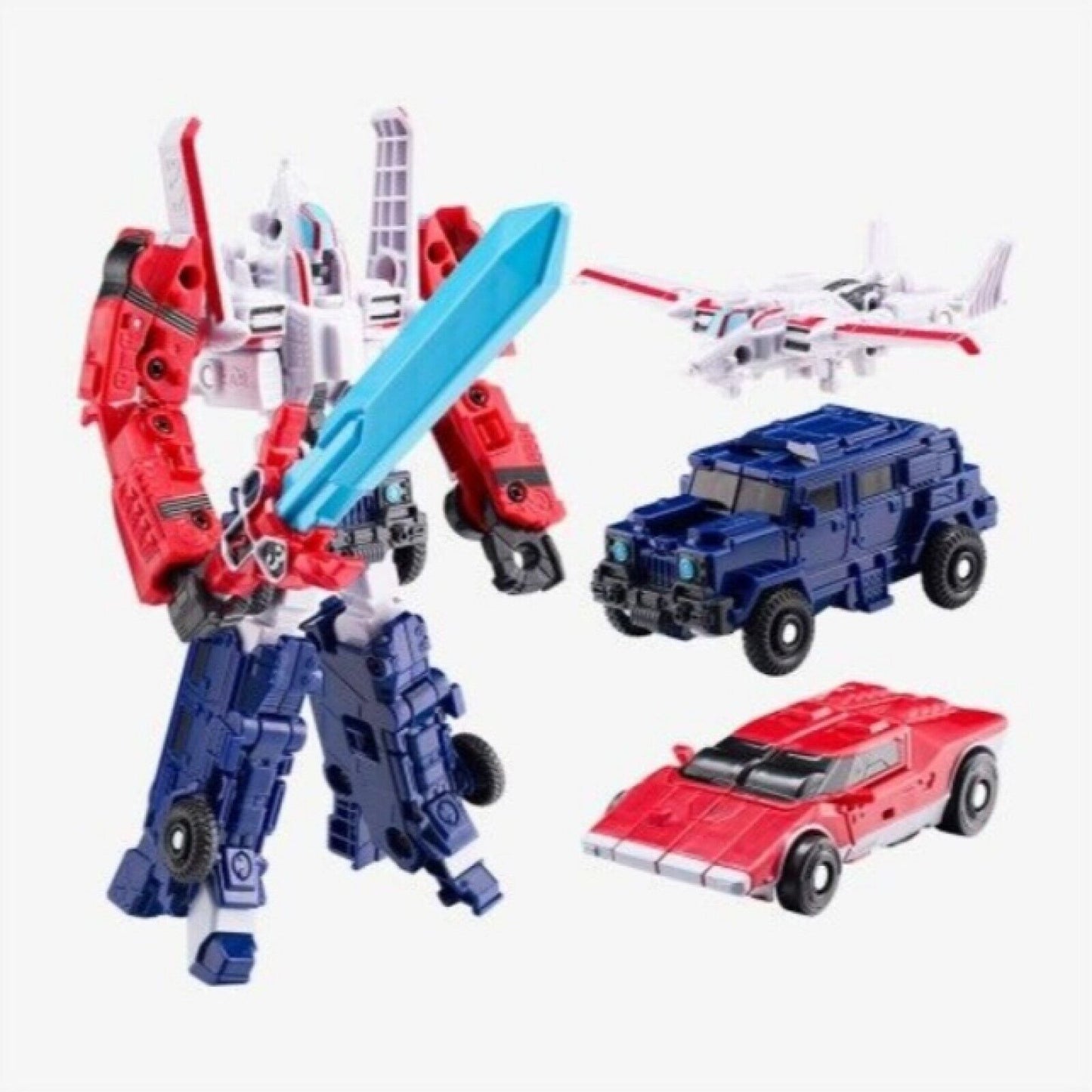 Tobot V Mini TITAN V Transformer Robot Sports Car Figure Korea Toy