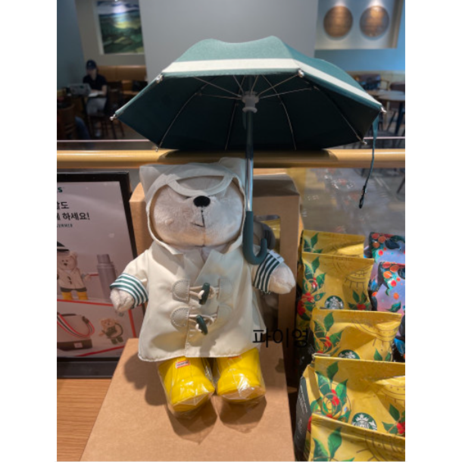 Starbucks Korea * Hunter x 2024 SS Rainy Bearista Plush Doll