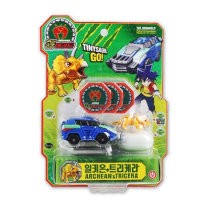 [ 2022 Renewal] Dino Mecard Tinysaur Collection Dino Transformer Toy Capture car