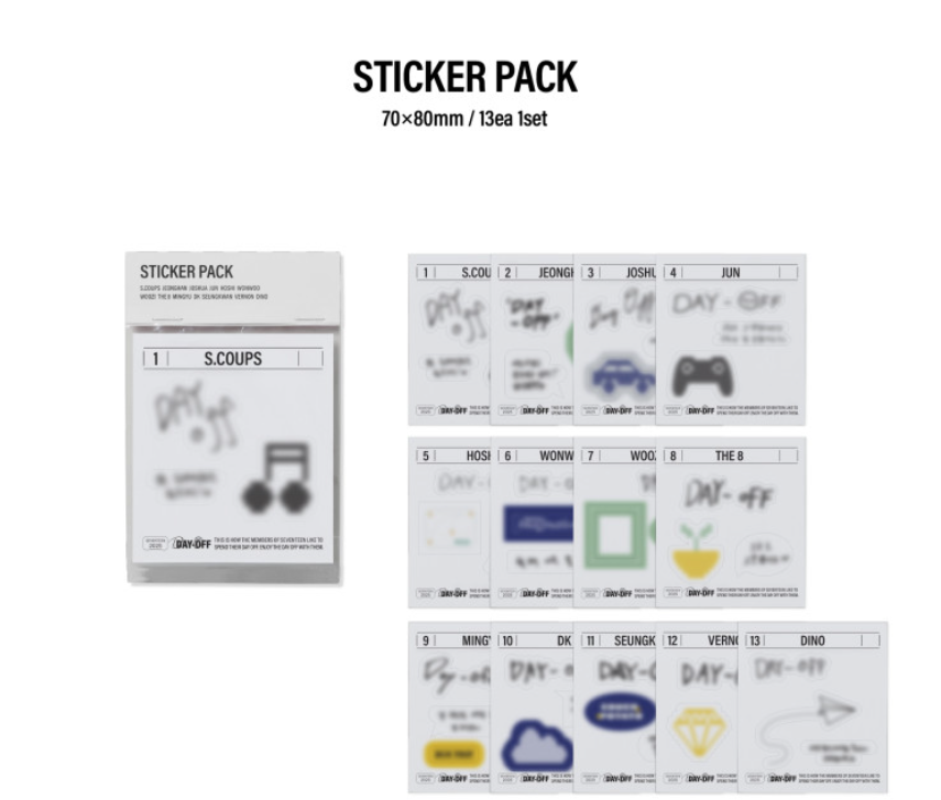 SEVENTEEN 2025 SEASON'S GREETINGS P.Book+Diary+13ea P.Card+13ea Sticker+Calendar