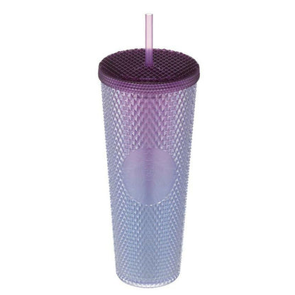 Starbucks 2022 Korea Limited * 22 Cherry Blossom Purple Beam Stud Cold Cup 710ml