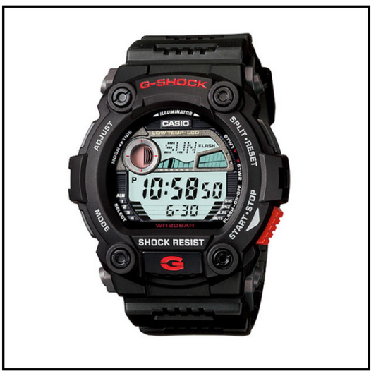 [New *] Casio G-Shock Digital Rescue Black Resin Watch G7900-1D, G7900-1
