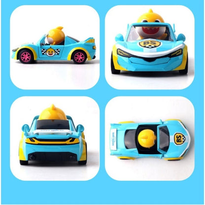 Pinkfong Baby Shark Sports Car Pull Back Door Open Diecast Mini car