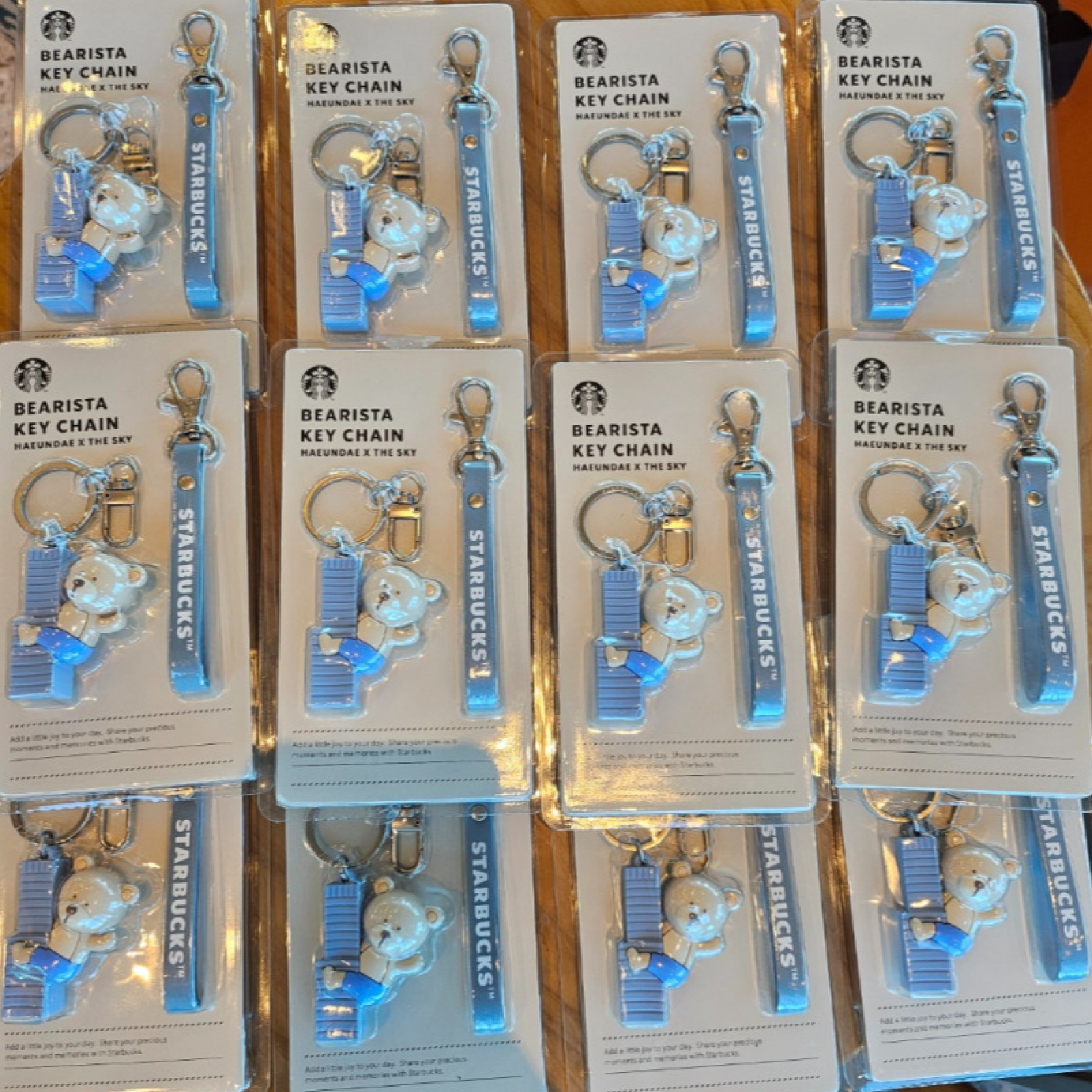 STARBUCKS KOREA 2023 * Haeundae X the sky bearista key chain