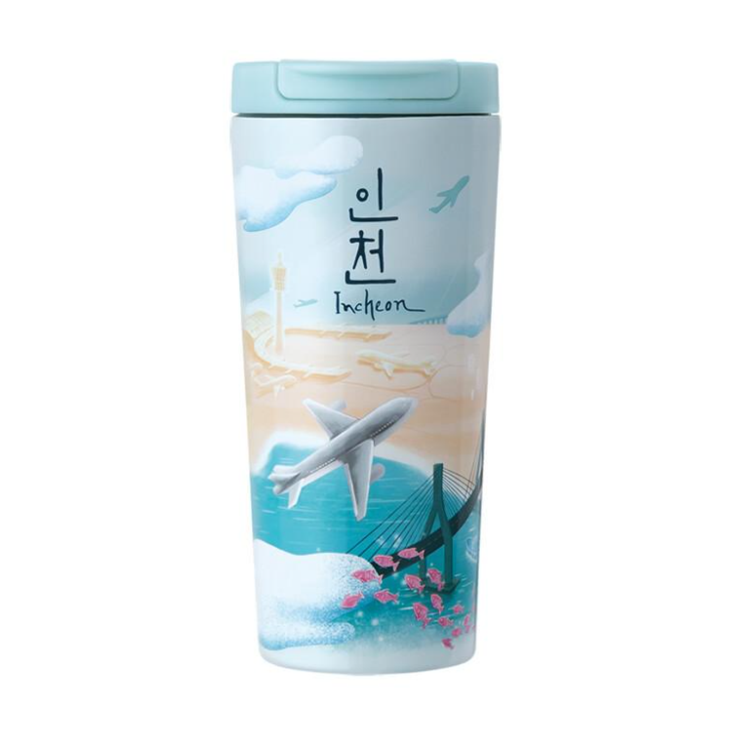 Starbucks Korea * City Tour Tumbler 355ml Seoul Busan Gyeongju Incheon Jeju