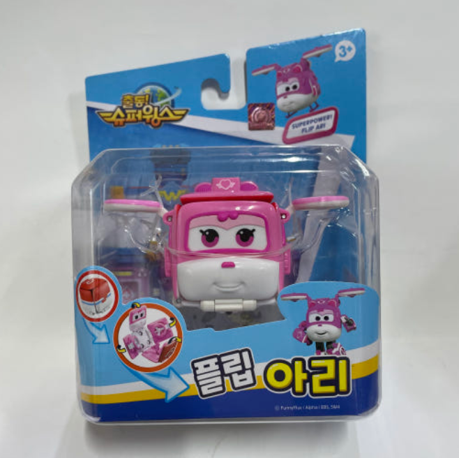 Super Wings 2023 Flip Transformer Robot Figure Jett Dizzy Donnie Paul Astra Mina