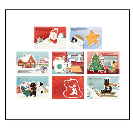 Starbucks Korea 2024 Holiday Friends Ornament Tag Set holidayfriends