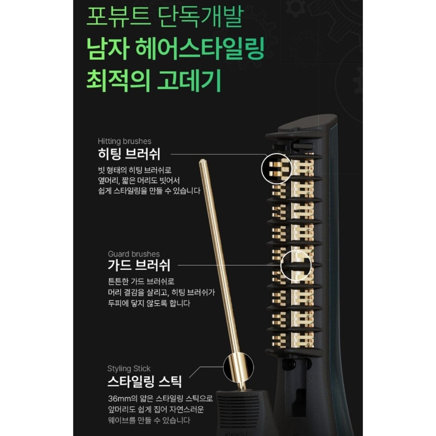 FOR : BEAUT M-Styler AX FB223 Men's All-in-One Hair Curling Iron Volume Wave