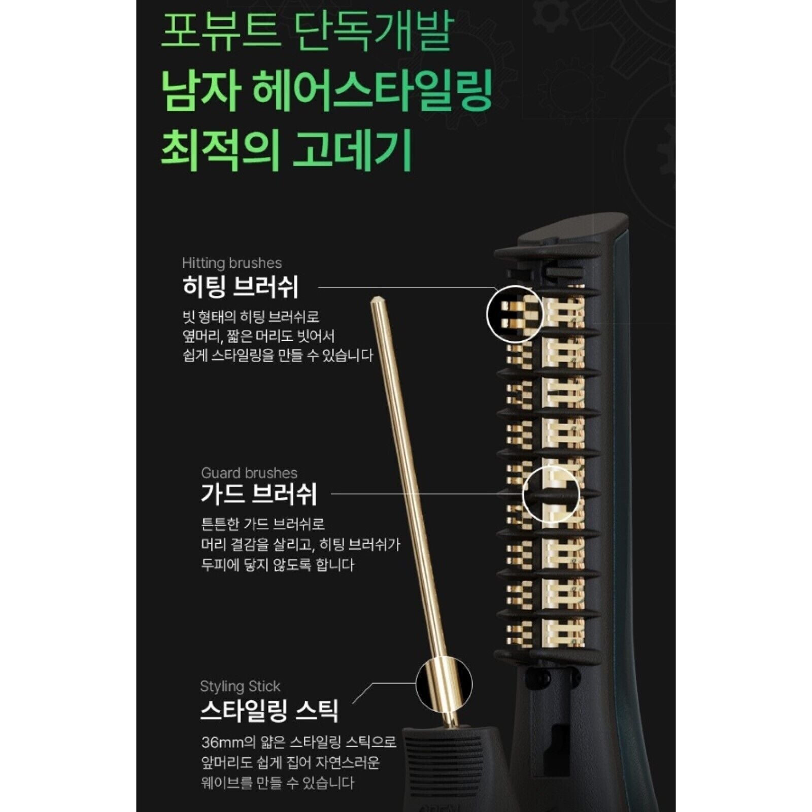 FOR : BEAUT M-Styler AX FB223 Men's All-in-One Hair Curling Iron Volume Wave
